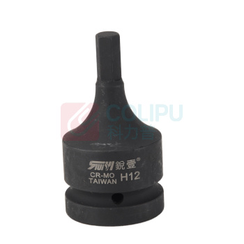锐壹 风炮套筒 内六角1寸长度100MM H12mm 六角风炮汽车维修重型套筒气动套筒头