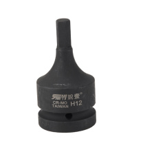 锐壹 风炮套筒 内六角1寸长度100MM H12mm 六角风炮汽车维修重型套筒气动套筒头