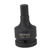 锐壹 风炮套筒 内六角1寸长度100MM H17mm 六角风炮汽车维修重型套筒气动套筒头