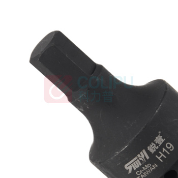 锐壹 风炮套筒 内六角1寸长度100MM H19mm 六角风炮汽车维修重型套筒气动套筒头