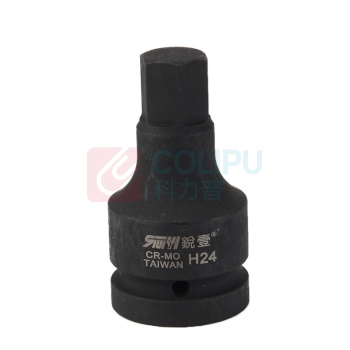 锐壹 风炮套筒 内六角1寸长度100MM H24mm 六角风炮汽车维修重型套筒气动套筒头