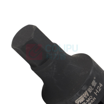 锐壹 风炮套筒 内六角1寸长度100MM H24mm 六角风炮汽车维修重型套筒气动套筒头