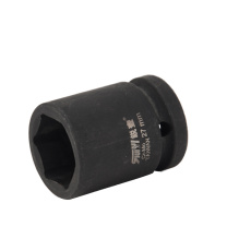 锐壹 风炮套筒 外六角3/4长度52MM H27mm  六角风炮汽车维修重型套筒气动套筒头 5个/包