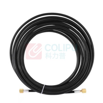 棫润科技 低压软管 YR-HG-10-N-M16-3000 工作介质:氮气;工作压力:1.6MPa;软管总成长度:3000mm;两端接头均为:74°内锥面,外套螺母内螺纹M16×1.5;橡胶软管公称内径:10mm