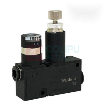 pisco 微型调压减压阀 RVUM6-6 进6mm出6mm (黑色)