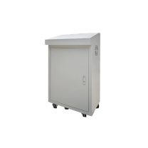 康格雅 斜面操作台控制柜PLC琴式 中款910*520*290mm(万向轮) (白色)