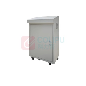 康格雅 斜面操作台控制柜PLC琴式 中款910*520*290mm(万向轮) (白色)