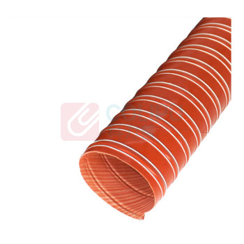 罗德力 矽胶硫化热风管 内径89-90mm/4米 (红色)