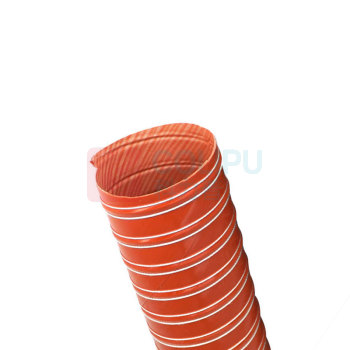 罗德力 矽胶硫化热风管 内径89-90mm/4米 (红色)