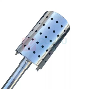 力航 不锈钢三层圆头消音器 4分,18CM*11.5CM