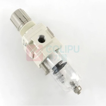 天工 气动二连件 AF30A-03D-A 带压力表配2个φ10快插接头