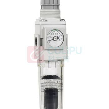 天工 气动二连件 AF30A-03D-A 带压力表配2个φ10快插接头