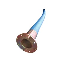 XMSJ 橡胶软管 PN16 3米 316L DN80 一头焊死 一头活接 辅助进料用管