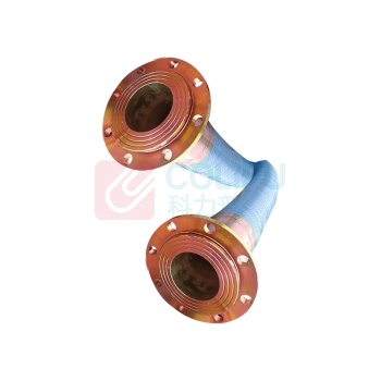 XMSJ 橡胶软管 PN16 3米 316L DN80 一头焊死 一头活接 辅助进料用管
