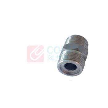 煦研工业 XUYAN INDUSLRAL 油管接头 G1/4平口xG1/4D型 不锈钢 双外螺纹连接 弯通 10个起订