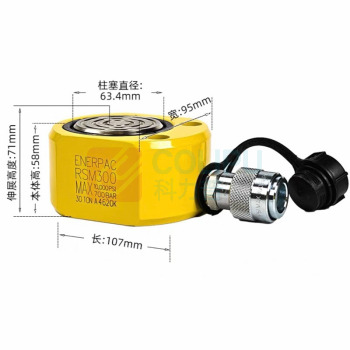 恩派克 RSM系列薄型千斤顶液压油缸 RSM-300 承重能力30吨
