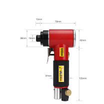 锐力马 直角气动打磨机 UL-310B 0.7kg (红黑色)