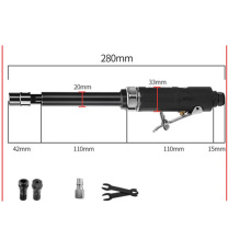 WYMA 中长款气动打磨机 WM-3306 夹头范围:3mm、6mm