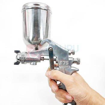 海斯迪克 HYSTIC 喷漆枪喷壶 HKCL-2 F-75-G上壶400cc 乳胶漆喷涂油漆气动喷枪