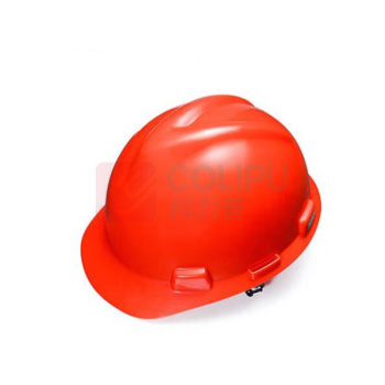 梅思安 MSA V-GardABS标准型安全帽 定做 10146509 (红色) 印中国三峡+LOGO帽后印编号