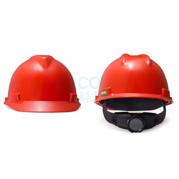 梅思安 MSA V-GardABS标准型安全帽 定做 10146509 (红色) 印中国三峡+LOGO帽后印编号