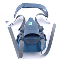 3M 硅胶半面型防护面罩(双罐) 75020 