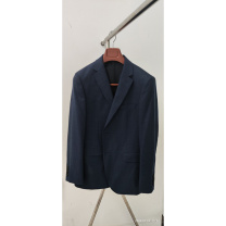 虎豹 男常服上衣 司服标准-2018 175/96 (藏蓝色) 面料成分:20%羊绒77.5%羊毛0.5%导电纤维2%莱赛尔