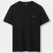 海澜之家 HLA 短袖T恤男 HNTBW2W026A XL (黑色)