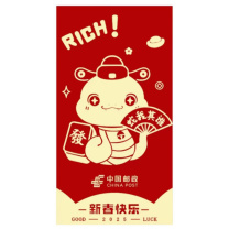 希尔 红包 9*17cm 高档特种纸250g 定制全面浮雕烫金 4个/套