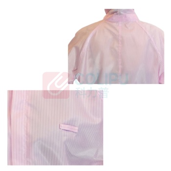 千禾 分体连帽上衣+裤子 洁净服 3XL (粉色)