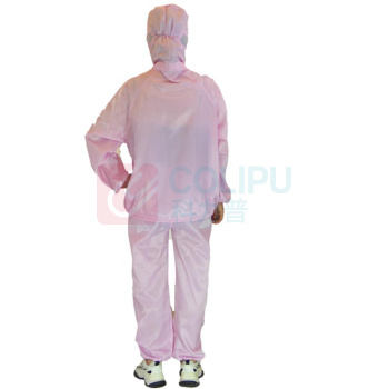 千禾 分体连帽上衣+裤子 洁净服 3XL (粉色)