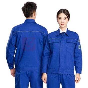 耐典 工作服 纯棉 均码 (蓝) 可定做logo