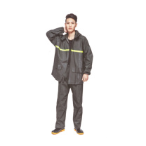 优迪卡 UTICA 工矿防洪专用军绿色针织布雨衣 GE80-502-747 (该商品为定制品,具体价格起订请咨询客服)