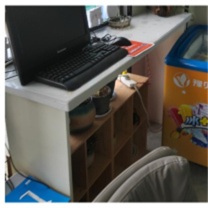木安 台面吧台 实木板/石英石台面 人造石