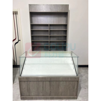 皇埔 定制 展示柜烟柜组合 前柜1200*600*900+背柜1200*300*2200 套装