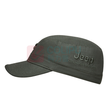 Jeep 时尚挺括帽 J123078906 均码56-60CM (灰色 黑色(随机发货))