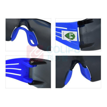 3M 全眼镜 灰色防雾镜片 SF302SGAF-BLU 20副/箱
