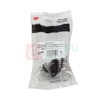 3M 防尘防液体飞溅护目镜 含防雾涂层 透明镜片 GA501 1付 