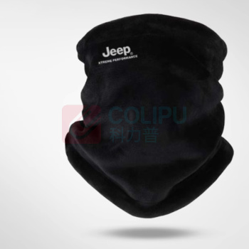 Jeep 保暖围脖 P3330789WB566 长25CM (藏蓝 灰色 黑色(随机发货)) 轻暖舒适,男女通用