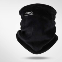 Jeep 保暖围脖 P3330789WB566 长25CM (藏蓝 灰色 黑色(随机发货)) 轻暖舒适,男女通用