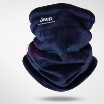 Jeep 保暖围脖 P3330789WB566 长25CM (藏蓝 灰色 黑色(随机发货)) 轻暖舒适,男女通用