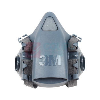 3M 防毒面具 防护半面具(不含滤毒盒及滤棉) 7502