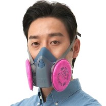 3M 半面具套装 7502+2097三件套 均码 硅胶焊烟防尘面具