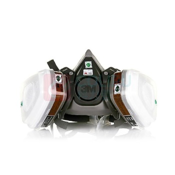 3M 防毒面具 620P/6200标准版(包装随机) 1套 防毒有机蒸气防护面罩(7件套半面具6200*1滤毒盒6001cn*2滤棉5n11*2滤棉盖501*2)