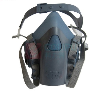 3M 防毒面具 7502 防护半面具(不含滤毒盒及滤棉)
