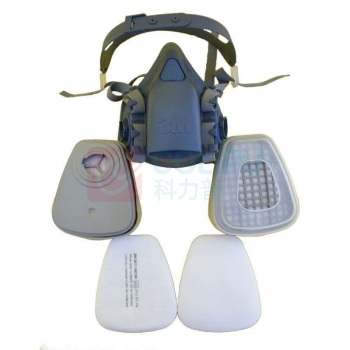 3M 防毒面具 7502 防护半面具(不含滤毒盒及滤棉)