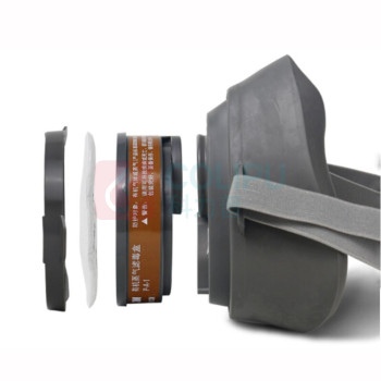 3M 防毒面具套装防毒呼吸器半面罩单罐面具 3200+3301+385+3N11CN 中号