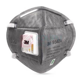 3M 活性炭头戴式防尘口罩 9542V 