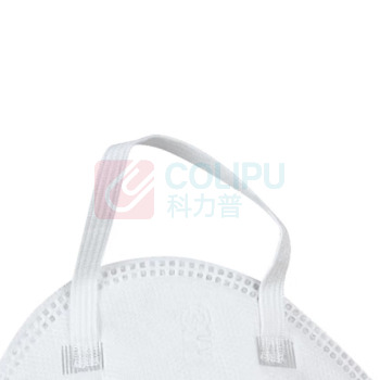 3M 带呼吸阀耳带式防颗粒物PM2.5工业粉尘飞沫针织带口罩 9501V+口罩KN95 单片装1只 
