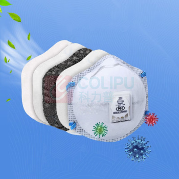 3M 防尘口罩 8577CN-1 有呼气阀10只-盒 (白色)